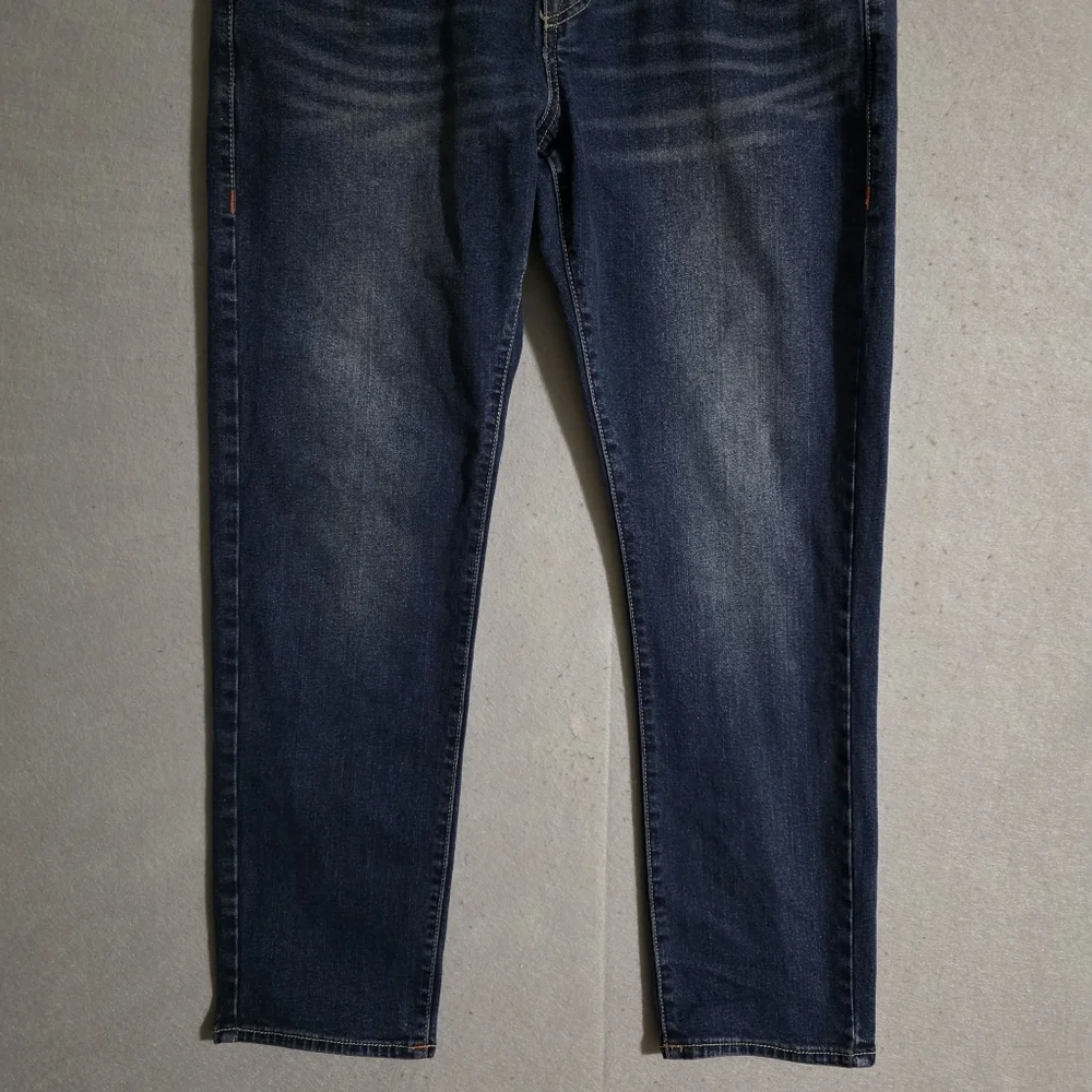 True Religion Mens Geno Relaxed Slim Denim Jeans Flap Pockets Size 34x29